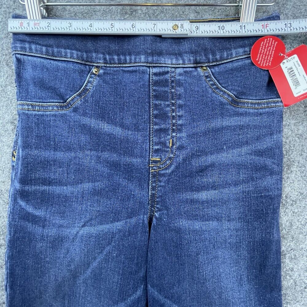 Spanx‎ Jeans Womens Extra Small Cropped Flare Denim Jeggings Stretch - Picture 5 of 9
